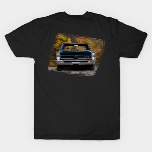 1965 Pontiac GTO in our fall day series on front and back T-Shirt